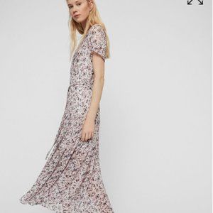 ALLSAINTS (Alix Freefall Dress chalk_white)